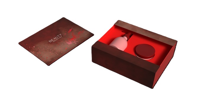 Red Rigid Holiday Box