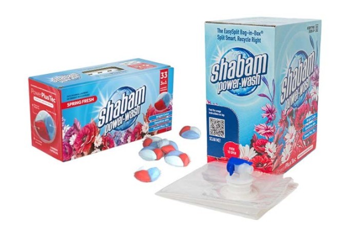 cleaning product packaging