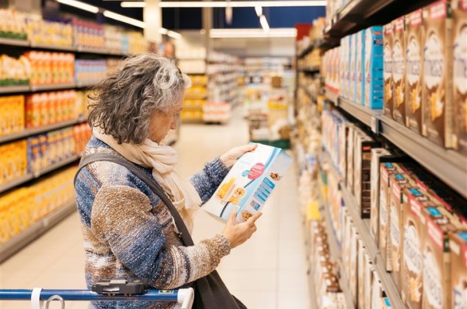 packaging of processed foods
