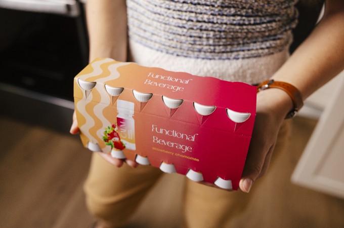 functional drink packaging design