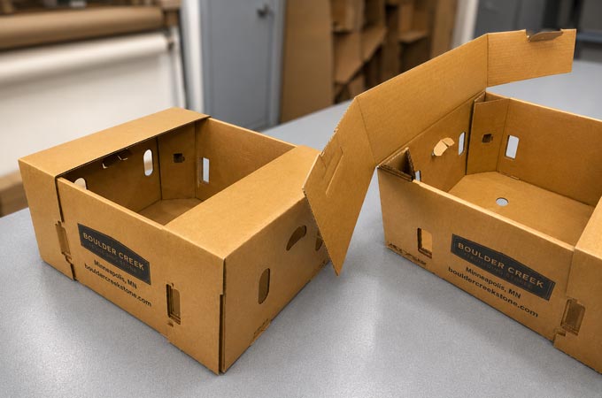 corrugated boxes