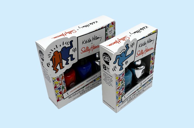 Coty Sally Hansen x Keith Haring packaging