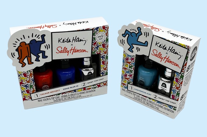 Coty Sally Hansen x Keith Haring packaging
