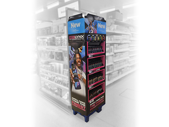 Lynx Retail Display in-store