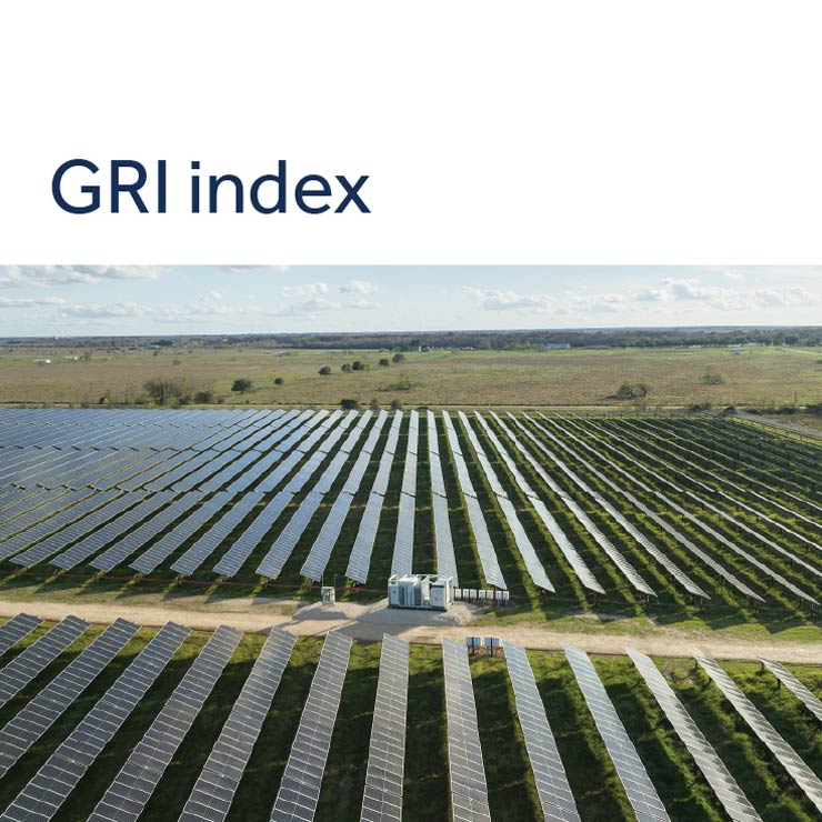 Sustainability report 2024 GRI index