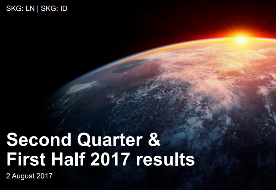 SKG Q2 and H1 2017 Results
