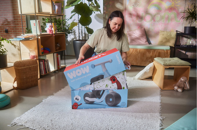 Woom Children's Bike Packaging