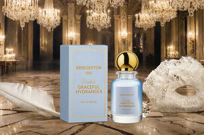 Bringing Bridgerton’s on-screen drama to life through tactile luxury fragrance packaging.