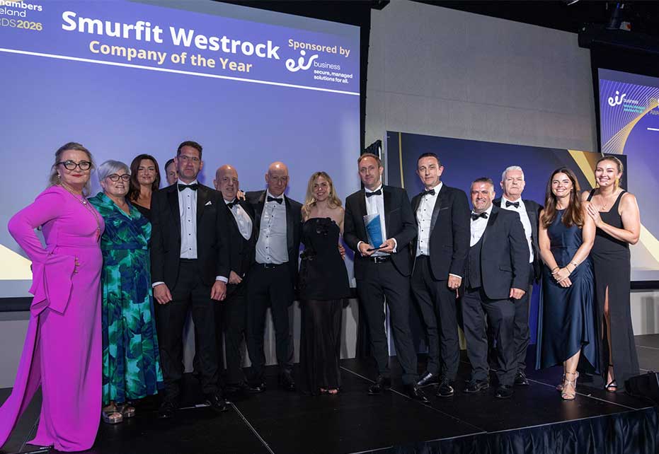 Smurfit Westrock named Company of the Year by eir business and Chambers Ireland 